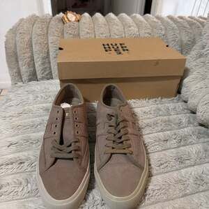 Huf X Butter Goods Low Cut Sneakers Beige Suede Leather